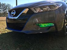 Blue/Green chameleon headlight wrap