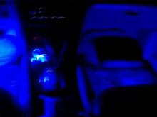 blue led bars under seats