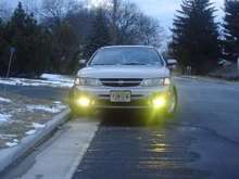 3000K fog on Nissan Maxima 98