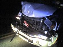 This is what happens when you hit a cow