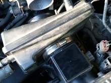 It goes under the hose clamp.