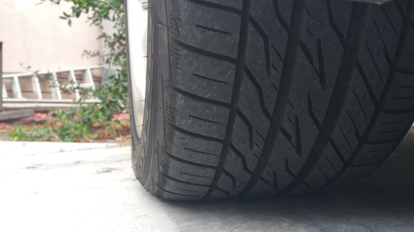 Tire tread as of 7/2015
