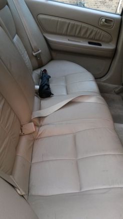 Rear seats like new