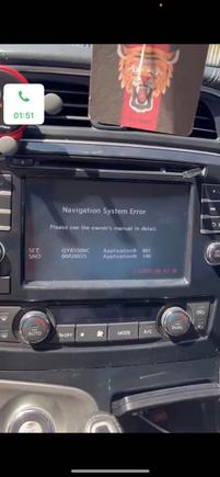 When I insert the SD card and turn it on 