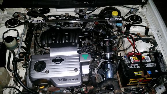 Custom made strut bar by "Shock Customs" all 1 solid peice for less play