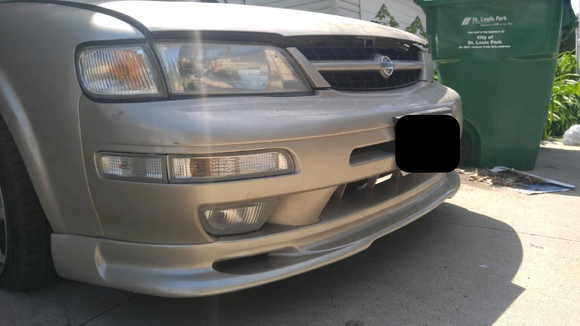 Test fitting front lip