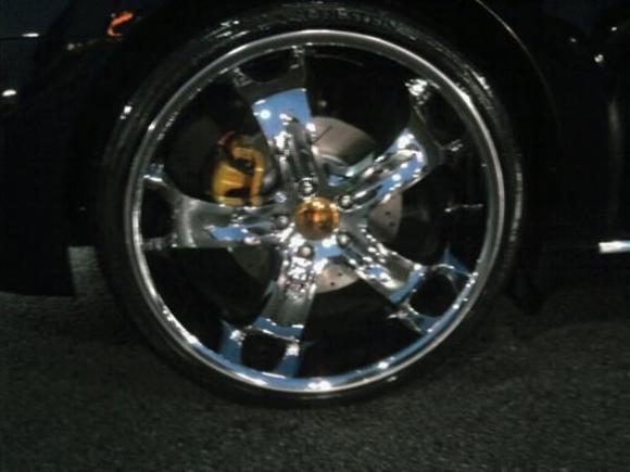 Metallic Orange calipers