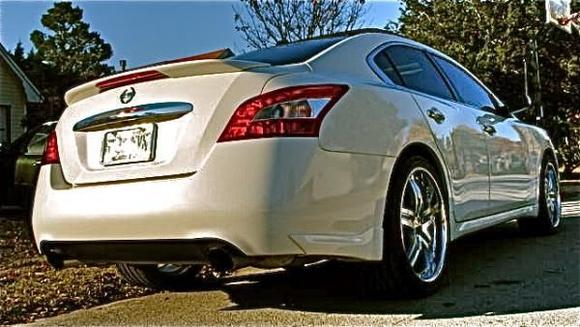 REAR BUMPER VALANCE BLACKED OUT