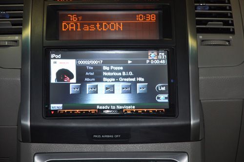 Finished installation of Kenwood DNX9140.