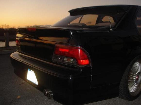 1992-Q45 INFINITY Trunk Spoiler custom fitted and Shaved Trunk, by RICHIE AUTO Body,queens, NY