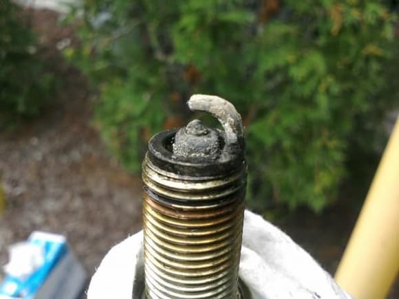 Plug when i had multiple misfire, before seafoaming the engine