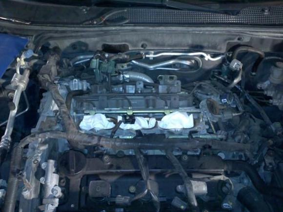 Intake manifold collector removed 2