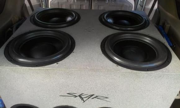 Subs Mounted