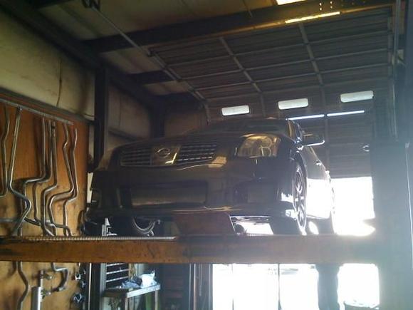 Sneak peak at the front w/ the bumper