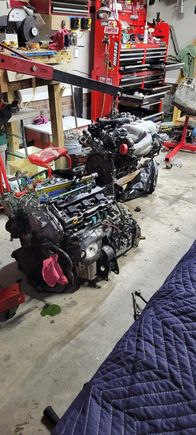 Old and new engine swap