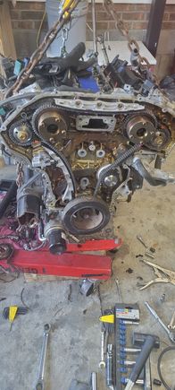 Swsp engine with new timing chain kit with a 105,000 miles
