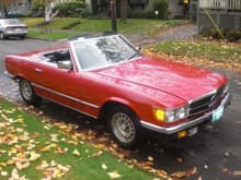 my 1978 red 280 sl
