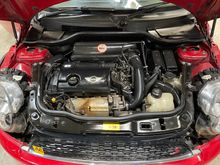 Nice clean engine bay after checking all the connectors and all.