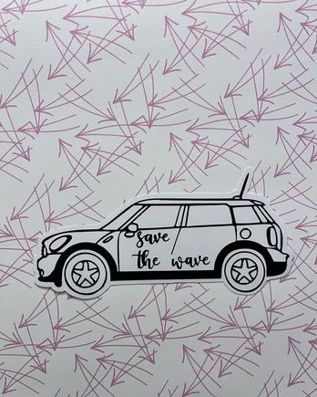 Countryman Save the Wave sticker