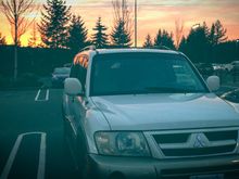 Sitting pretty infront of the sunset