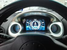 My LCD gauges, Lexus LFA style interface