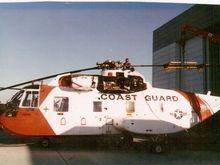 Vincenns (?) Indiana, I'm on top next to the prop. blade, we were trying to get them balanced after we built it from basically nothing. It's an HH-3 Coast Guard chopper, that was later transported to a kids museum.