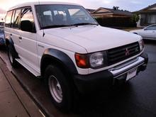 Montero side, it is going to look so much better with the gun medal color Watanbe 16" 8 spokes.  Just got sell the Weld 15"s.