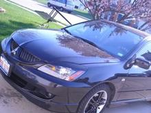 The grill use to be white for some odd reason. Now its black. Im thinking of meshing it but I dunno.