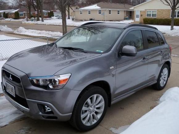 The strips fit perfectly into the ridge of the headlights.