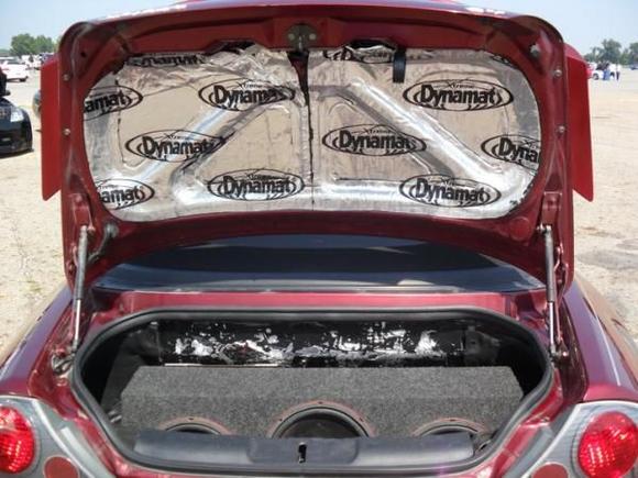 What the trunk looks like so far