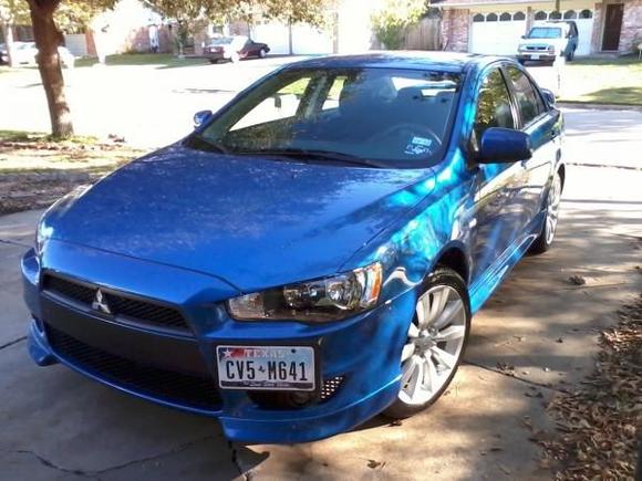 Front view gts lancer 2011