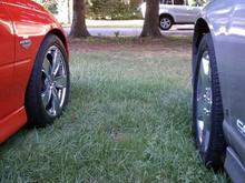 used to have factory 17" wheels on the GTO that were chromed
