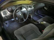 White interior L.E.D. Conversion