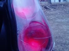 old right tail light
