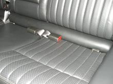 Rear Bench: Lower half on the drivers side