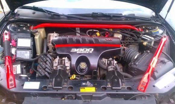 Just finished painting the engine cover!  Not bad for a first attempt :D