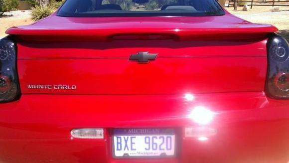Newly Painted Chevy emblem