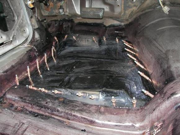 New floor ready for welding