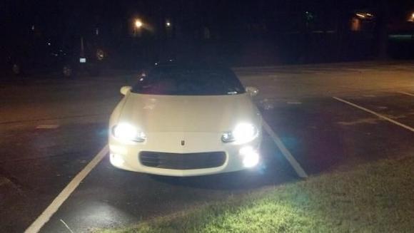 At night.