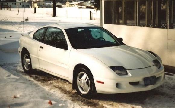 1997 Sunfire GT, I traded in my '89 Sunbird for this.  LOVED this car.  Saved my life TWICE.  In October of '99 a woman t-boned me with her BMW.  Totaled her car, but only damaged the door on this.  Then almost a year to the day later, this car finally met its end by 2 deer and a ditch.  I walked away from both without a scratch!!!