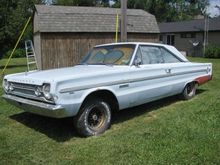 Pic of car where it had been sitting in guys backyard for 22 years
