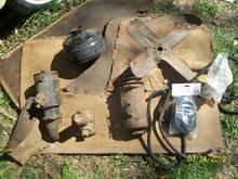 parts for car plus extra parts: starter and generator