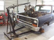 Have to drop the truck all the way to the axle just to get over the grill.