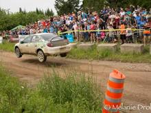 air time at Rallye Baie des Chaleurs 2015, photo courtesy of Melanie Drolet