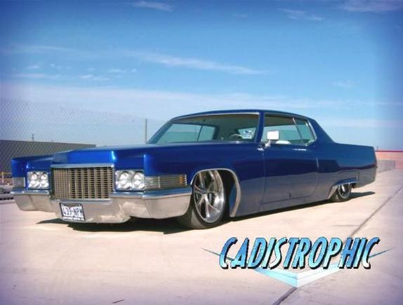 1970 Cadillac Coupe Deville - Full Custom

Leather Interior, Fully Shaved, Boyd's Billet Wheels
Air Ride Suspension, Blue Candy Paint


CADISTROPHIC Sled Factory