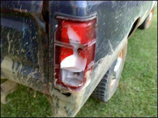 Ahhh good ol' off roading damage