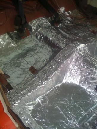 feb 2010
Got rid of the 38 year old carpet. Put down some sound deadening material to make it quiet and solid inside. It's a good insulation material too.