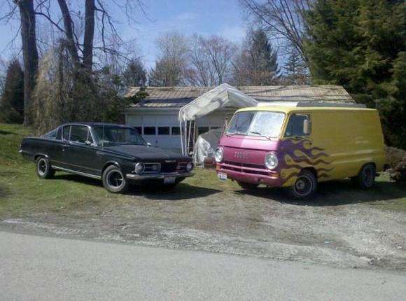 the barracuda and my 66 dodge a100 that I don't own anymore