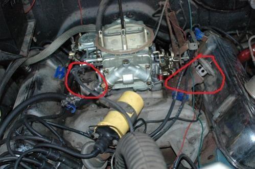 you see the new carb on there in this picture 750 cfm