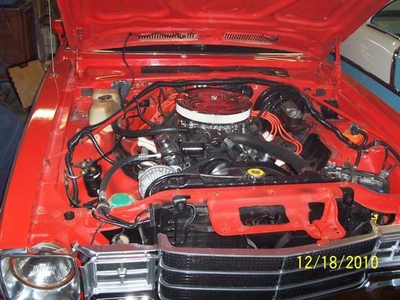 After getting my Road Runner back from Spicer's it is a true muscle car. They rebuilt the 360 and reinstalled it. They redid the air conditioner and rebuilt the transmission.